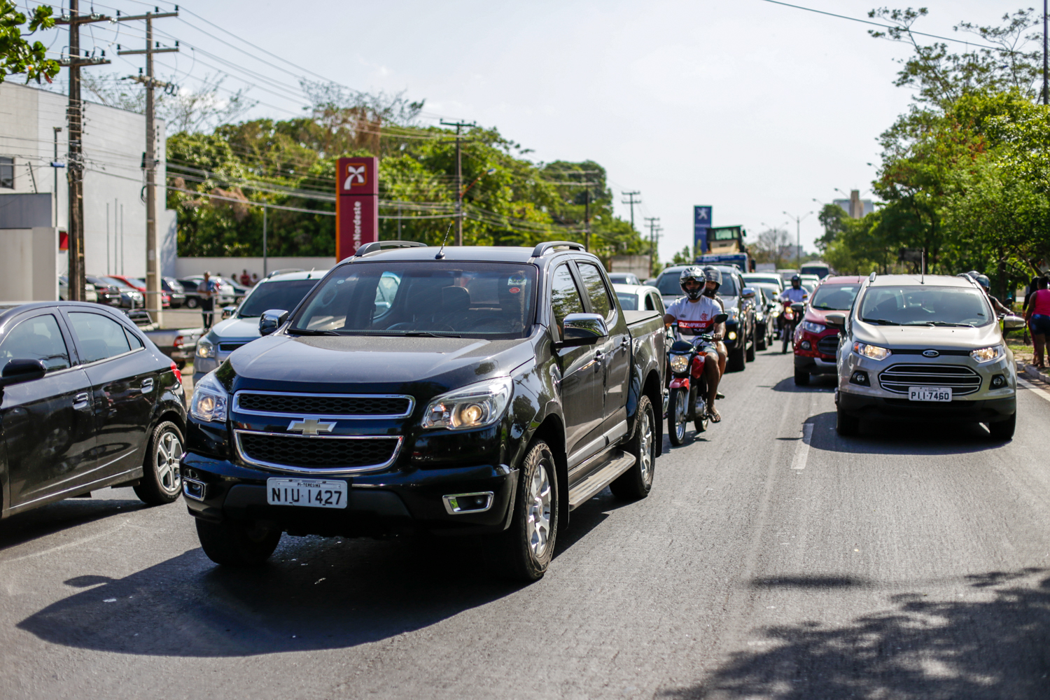 Trânsito parado na João XXIII