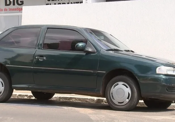 Veículo em que a criança estava