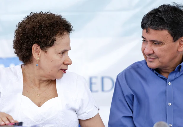 Regina Sousa e Wellington Dias