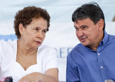 Regina Sousa e Wellington Dias