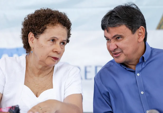 Regina Sousa e Wellington Dias