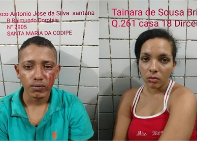 Casal é preso após realizar vários assaltos em Teresina