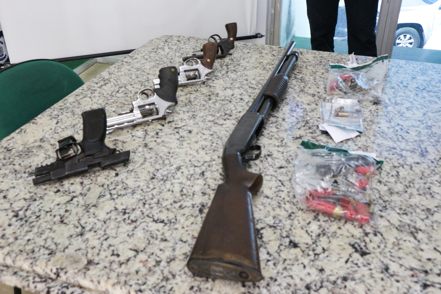 Armas apreendidas 