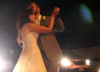 Casal foi aplaudido