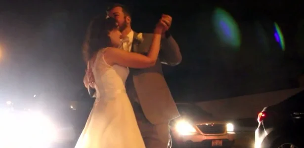 Casal foi aplaudido