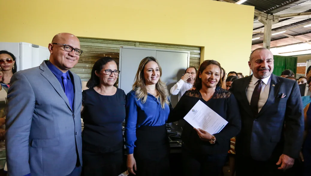 Autoridades  participaram da solenidade