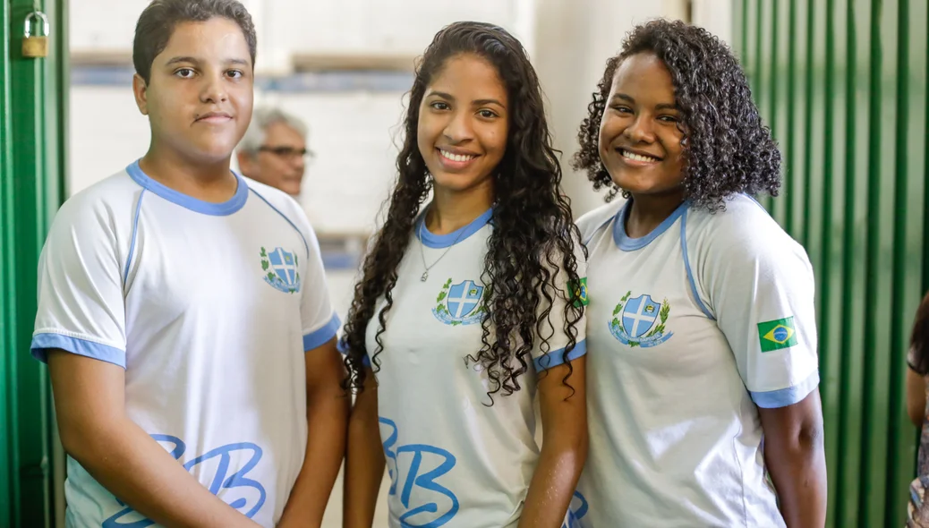 Daniel Sampáio, Nayra Silva e Roberta Lustosa