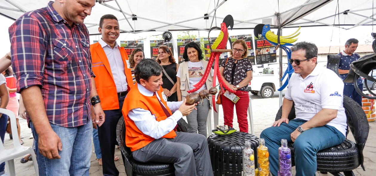 Governador faz campanha contra a dengue
