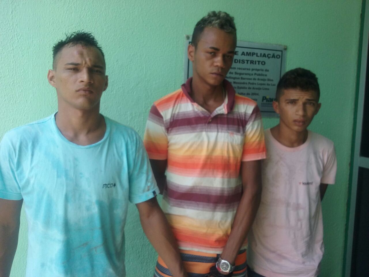 Três indivíduos foram presos
