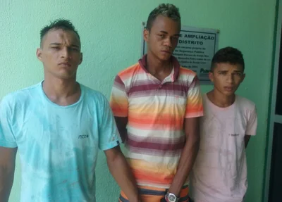 Três indivíduos foram presos