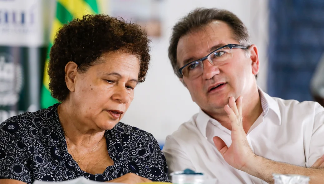 Regina Sousa e Merlong Solano