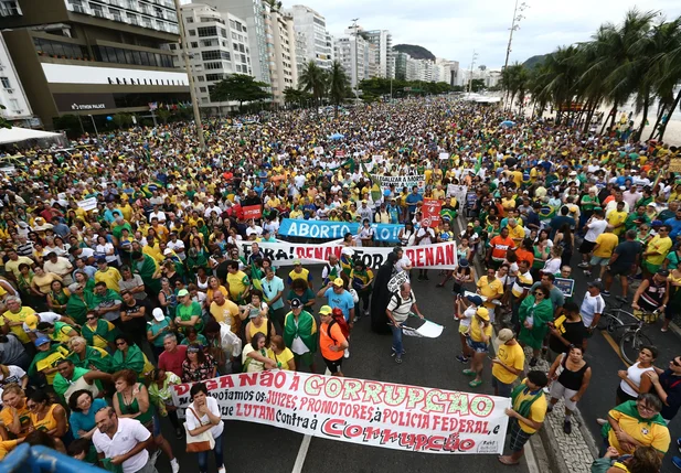 Manifestações no Rio de Janeiro