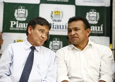 Wellington Dias e Fábio Abreu