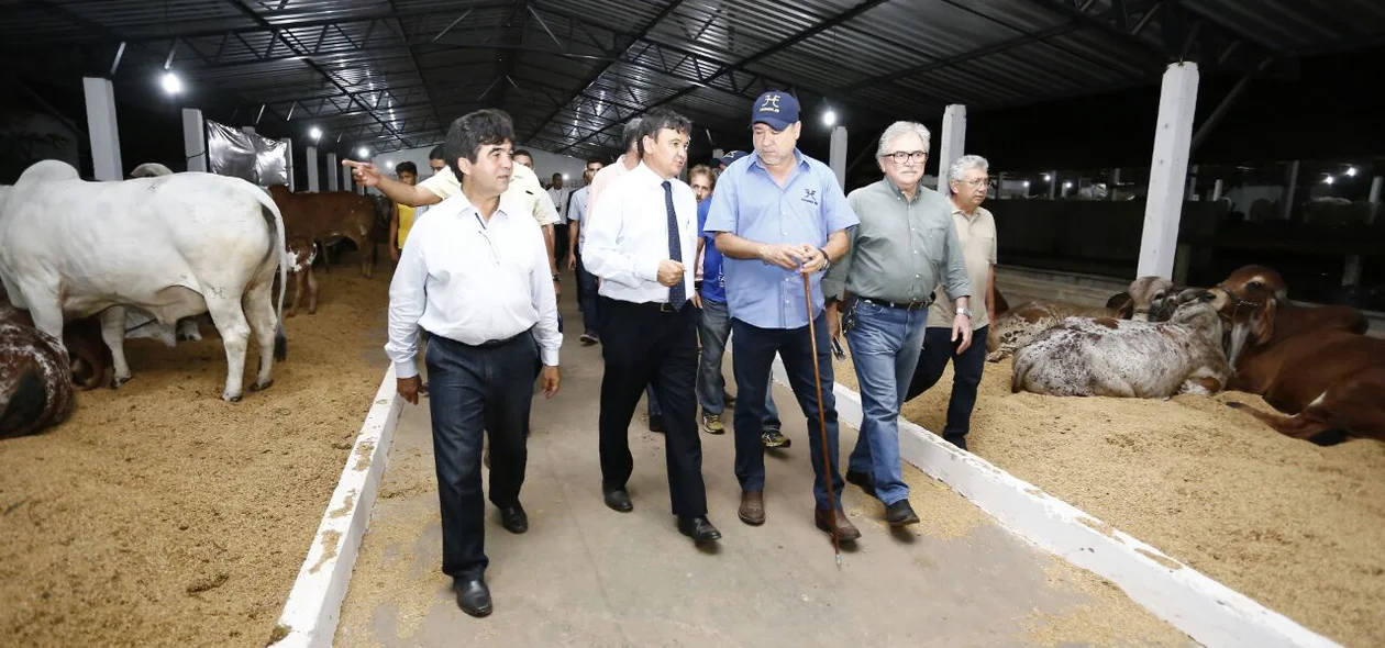 Wellington visita Parque de Exposições Dirceu Arcoverde