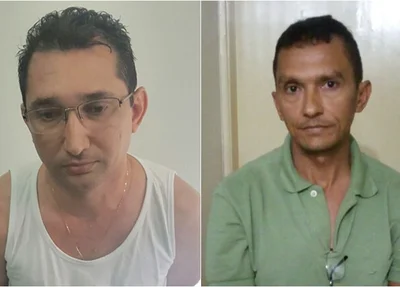 Leonardo, funcionário da Infraero e José Roberto, taxista, foram presos