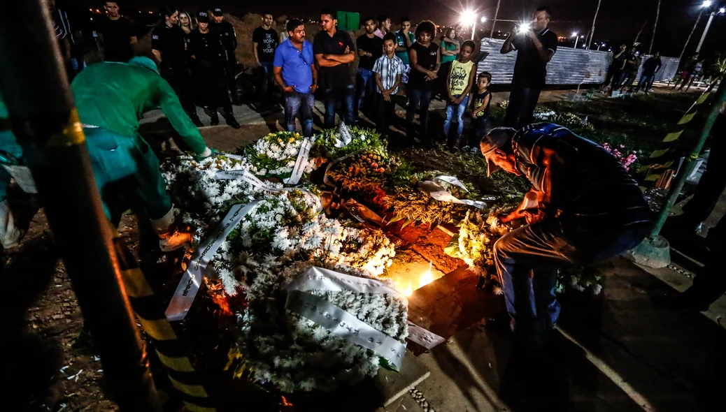 Policiais do Bope participaram da cerimônia 