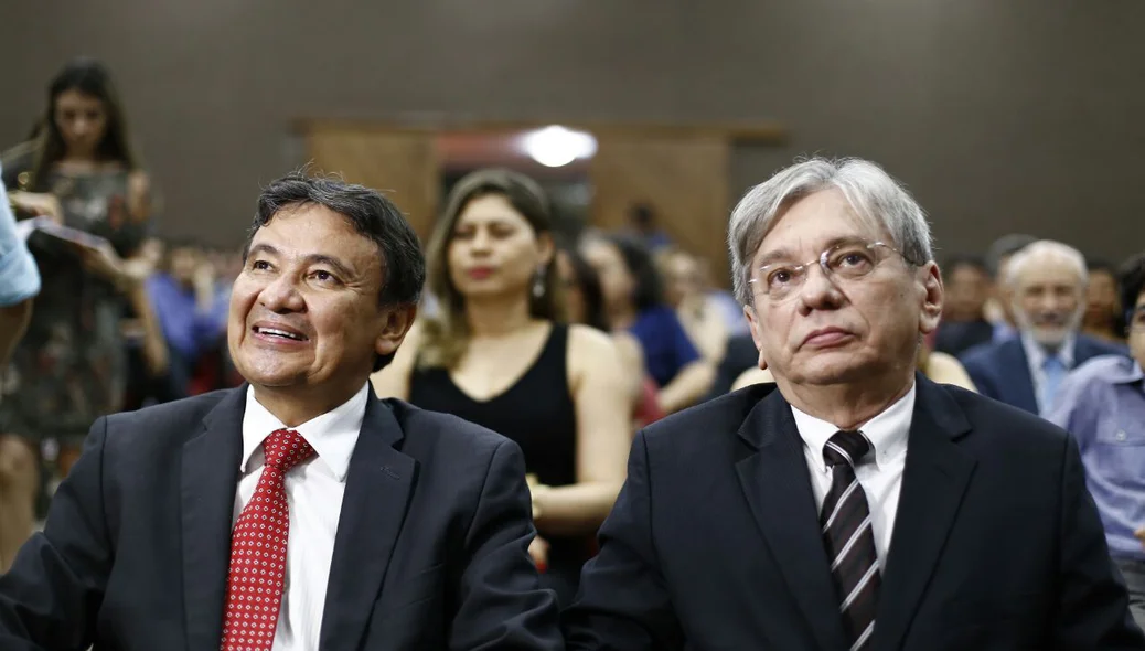 Governador Wellington e o reitor da UFPI