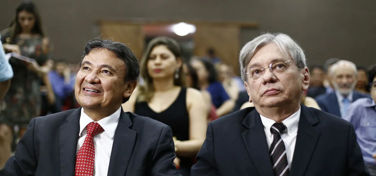 Governador Wellington e o reitor da UFPI