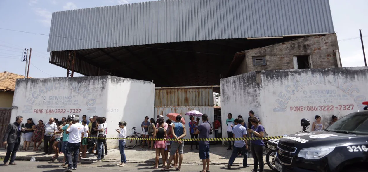 Local onde ocorreu a tentativa de assalto