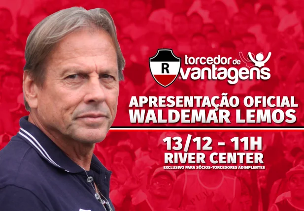 Técnico será apresentado na próxima terça-feira 