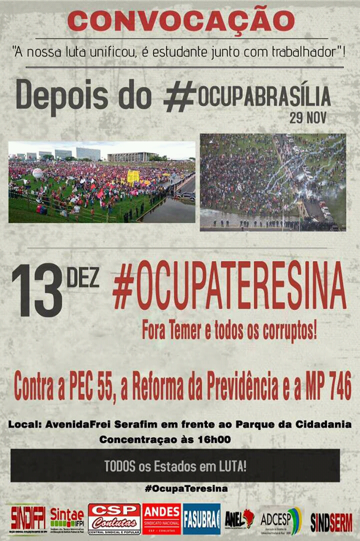 Ato contra a PEC 55