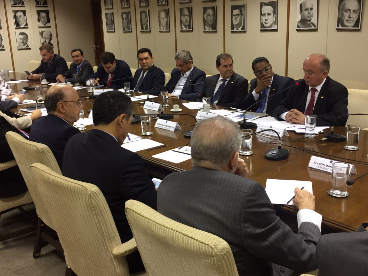 Reunião com ministro Meirelles