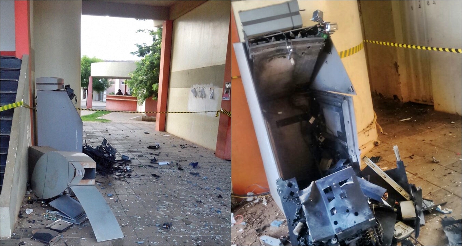 Bandidos explodem caixa eletrônico na Prefeitura Municipal de Picos