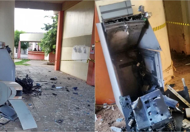 Bandidos explodem caixa eletrônico na Prefeitura Municipal de Picos