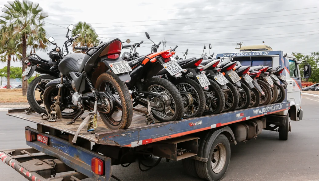 PRF apreendeu 418 motos até o momento