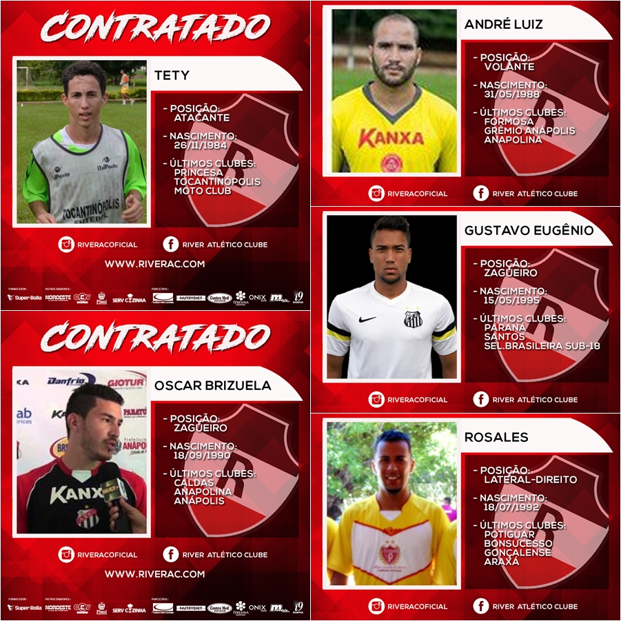 Contratados para temporada 2017