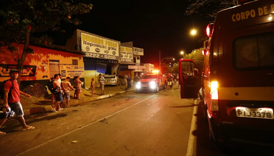 Acidente aconteceu na Avenida Miguel Rosa
