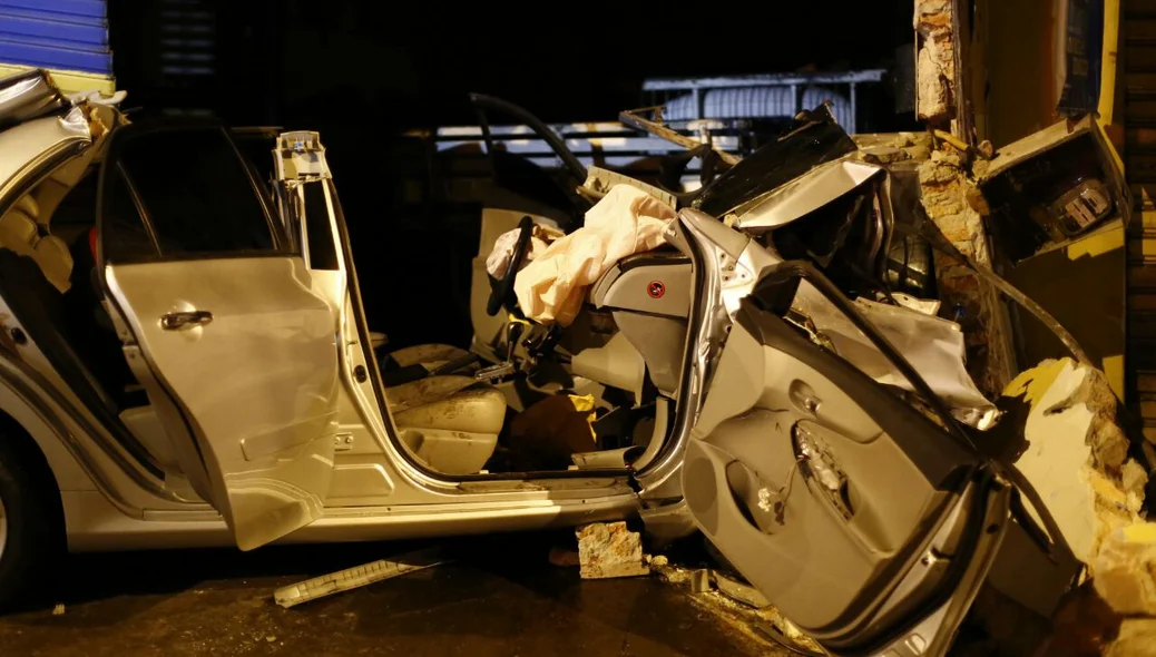 Corolla provocou acidente