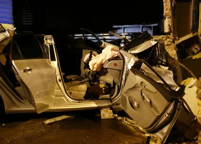 Corolla provocou acidente