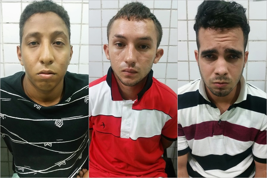 Policia prende trio com arma e drogas