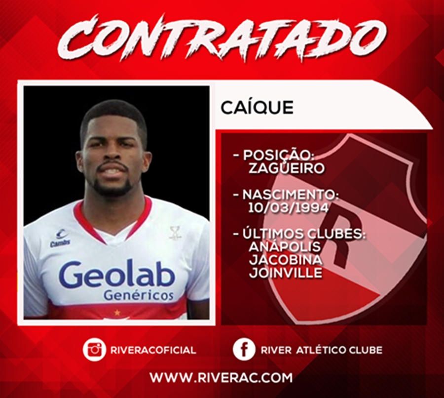 River anuncia mais um reforço para temporada 2017