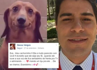 Evaristinho ficou com o título de sósia do apresentador Evaristo