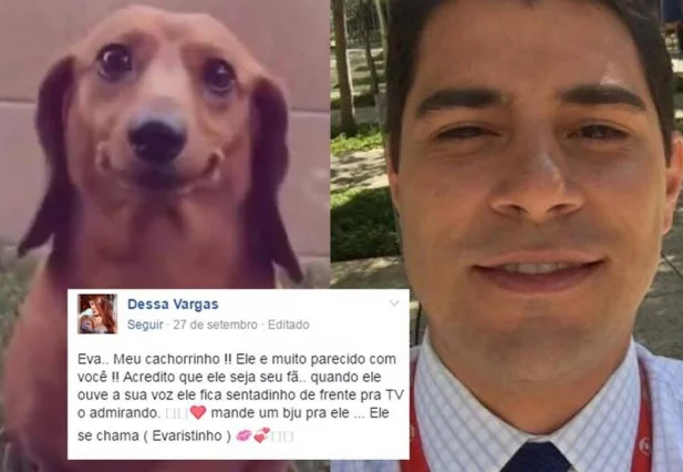 Evaristinho ficou com o título de sósia do apresentador Evaristo