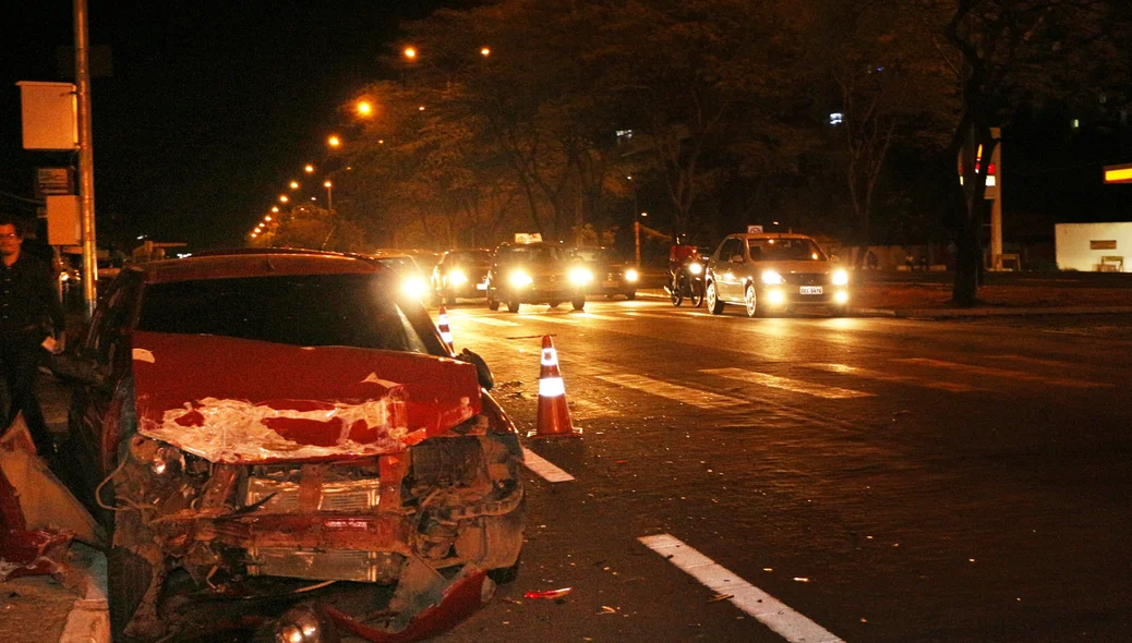 Veículo conduzido por Fábio