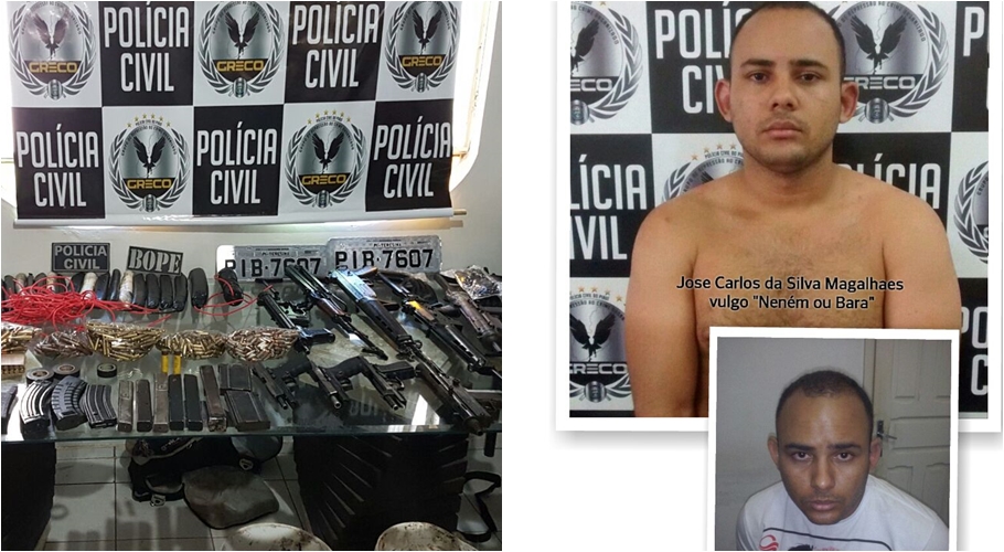 À direita, José Carlos, vulgo Bara