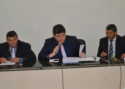 Mesa diretora da Câmara Municipal de Picos