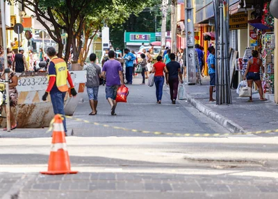 Movimento intenso no Centro 