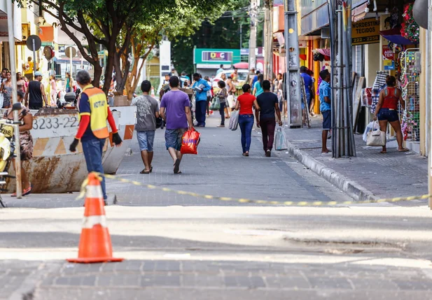 Movimento intenso no Centro 