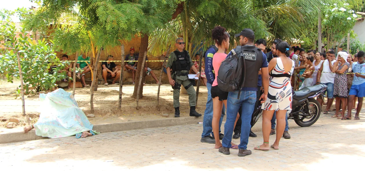 Os policiais não quiseram passar informações