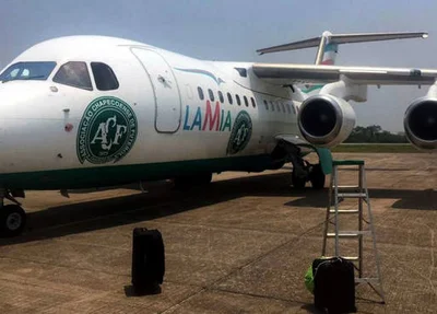 Avião pertencia a empresa LaMia