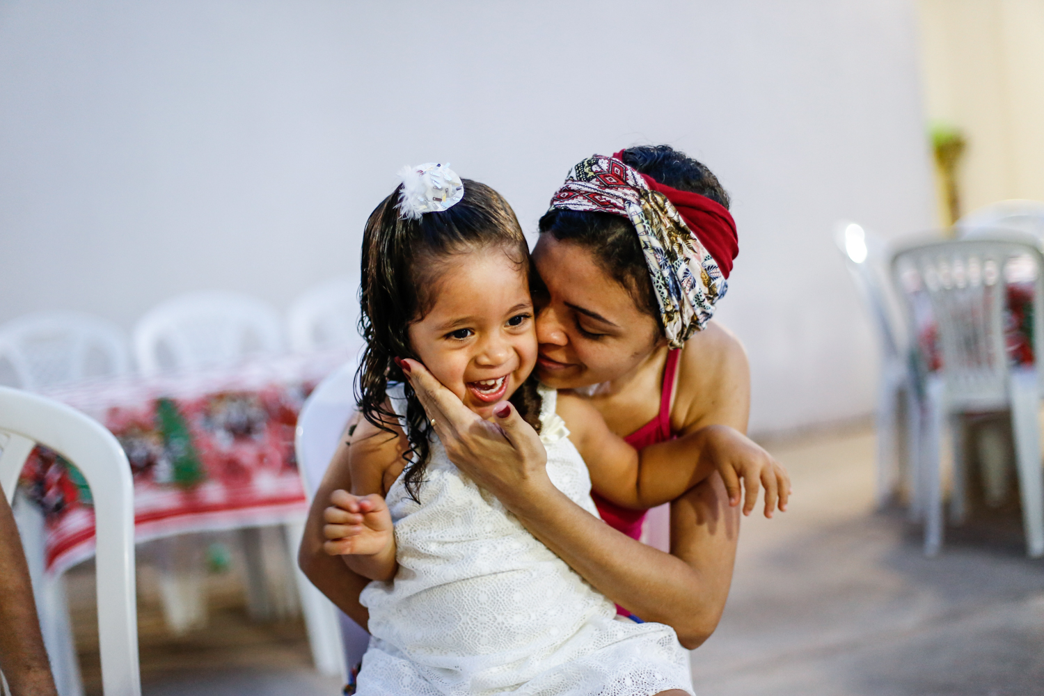 Hiasnaya Patrícia e a filha Isabela 