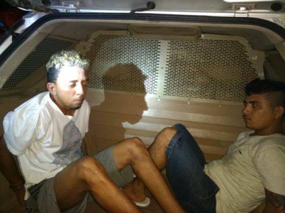 Indivíduos presos pelo inspetor da PRF em Parnaíba