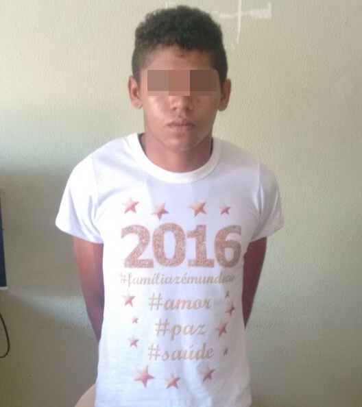 Menor apreendido após furtar residência 