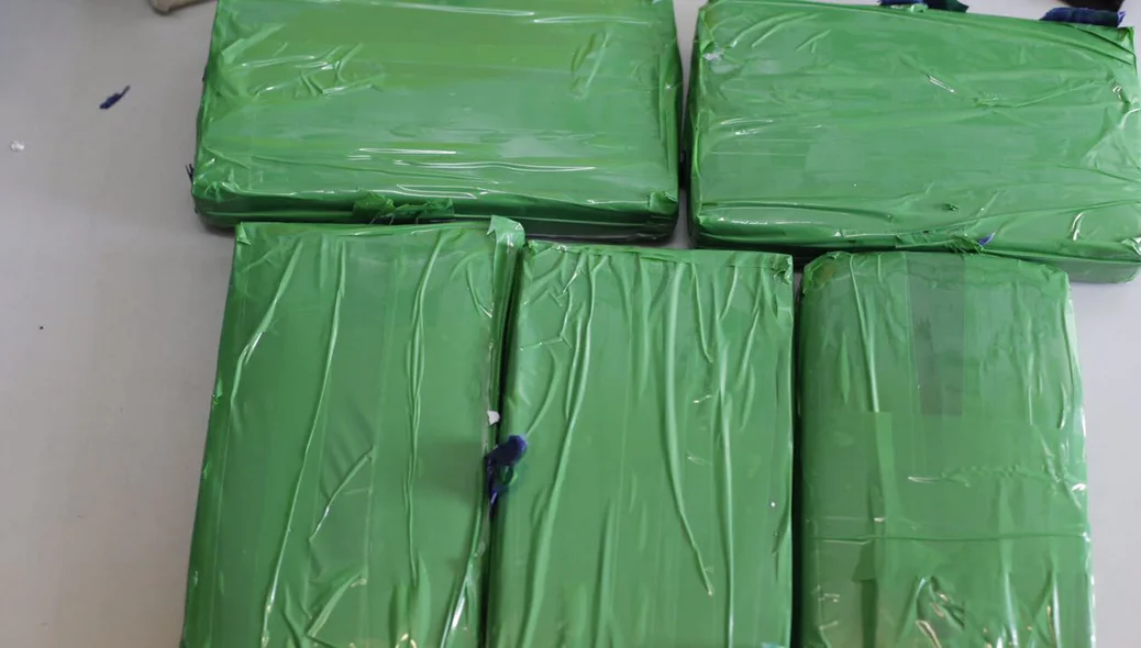 Cocaína apreendida