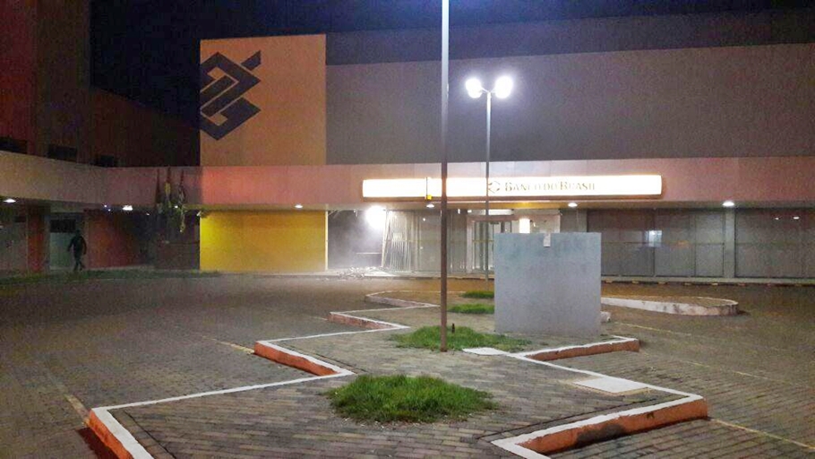 Agência onde ocorreu a ação criminosa