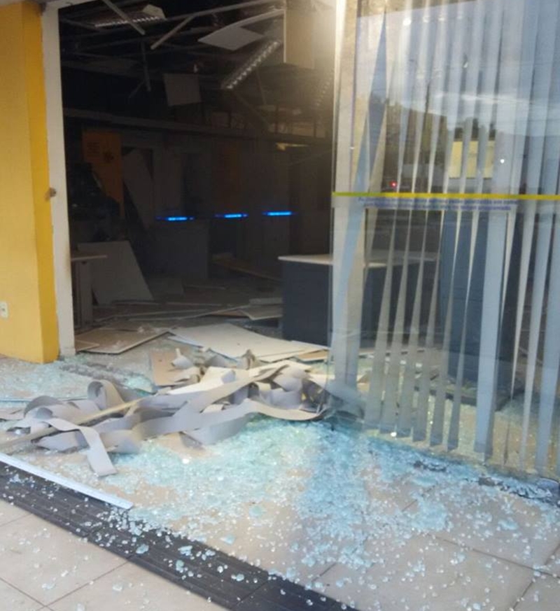 Interior da agência do Banco do Brasil